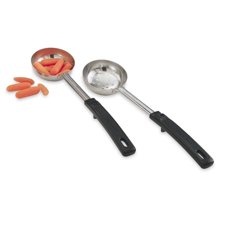 Vollrath Vollrath Stainless Steel 2 oz. Perforated Spoodle Black Handle 61155